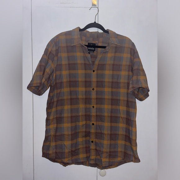Prana button up short sleeve shirt - Picture 1 of 5